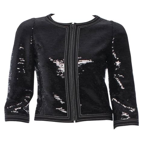 chanel sequin coat|chanel fashion jackets.